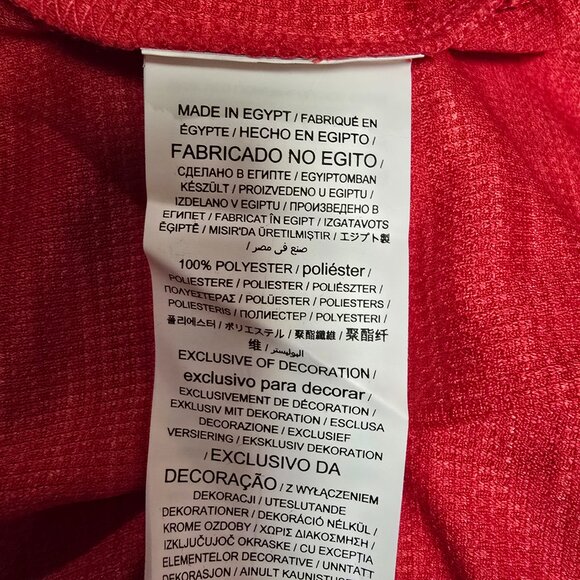 Washington Senators Men's Majestic SS 2 Button Polo Shirt Poly Red Sz 2XL NWT - Picture 7 of 7